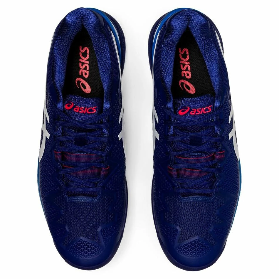 Asics Gel Resolution 8 Men's Clay Court Tennis Shoe (Dive Blue/White) 6 Asics Gel Resolution 8 Men's Clay Court Tennis Shoe (Dive Blue/White) - Image 4