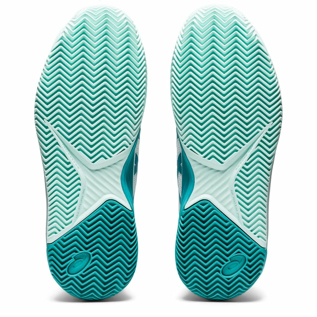 Asics Gel Resolution 8 Women's Clay Court Tennis Shoe (White/Light Blue) 6 Asics Gel Resolution 8 Women's Clay Court Tennis Shoe (White/Light Blue) - Image 4