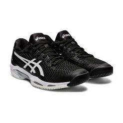 Asics Solution Speed FF 2 Women's Tennis Shoe (Black/White) 9 Asics Solution Speed FF 2 Women's Tennis Shoe (Black/White) -Gamma Shop 1042A136 001 SB FR GLB 1024x1024