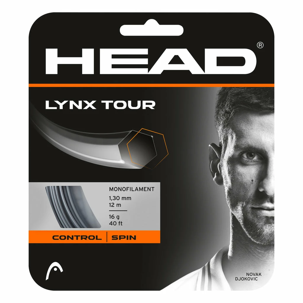 Head Lynx Tour 16 Tennis String (Grey) 3 Head Lynx Tour 16 Tennis String (Grey)