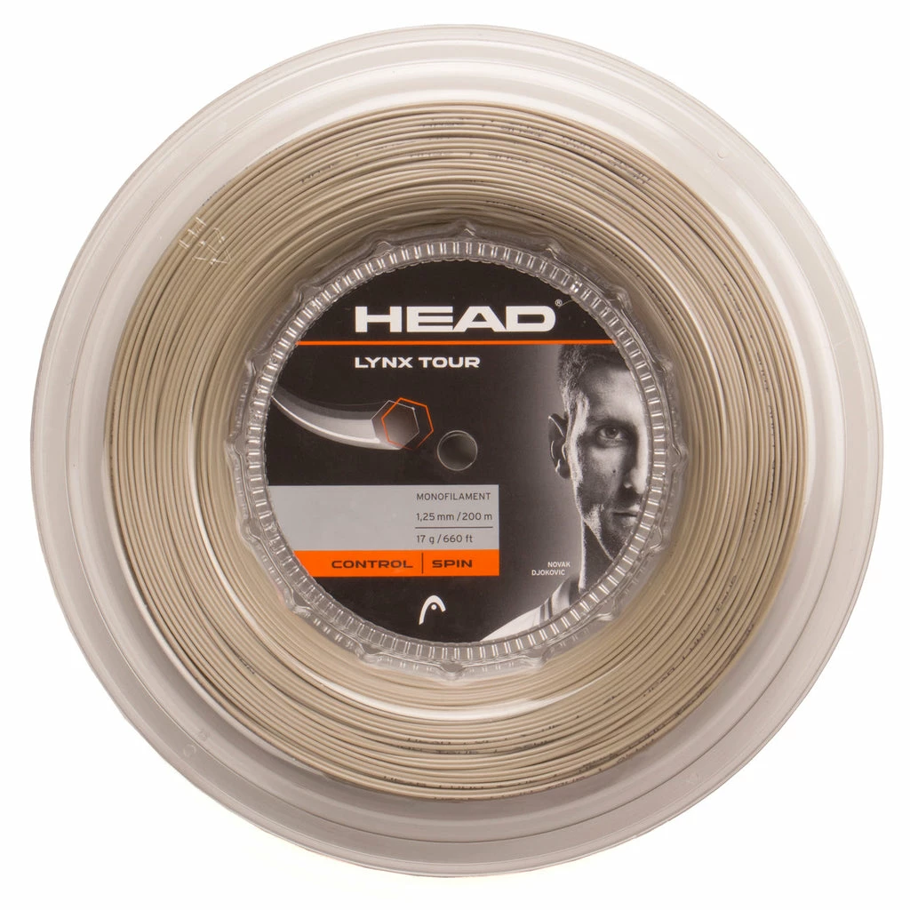Head Lynx Tour 17 Tennis String Reel (Champagne) 3 Head Lynx Tour 17 Tennis String Reel (Champagne)