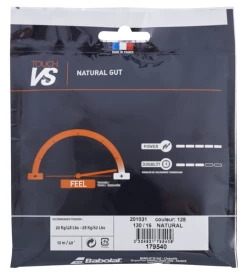 Babolat Touch VS 16 Tennis String (Natural) 6 Babolat Touch VS 16 Tennis String (Natural) -Gamma Shop 201031 TOUCHVS12M 128 natural VERSO grande 943d92bd 028b 4c50 9307 11e7166e5c4c 1024x1024