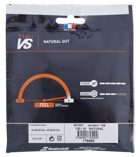 Babolat Touch VS 16 Tennis String (Natural) 4 Babolat Touch VS 16 Tennis String (Natural) - Image 2