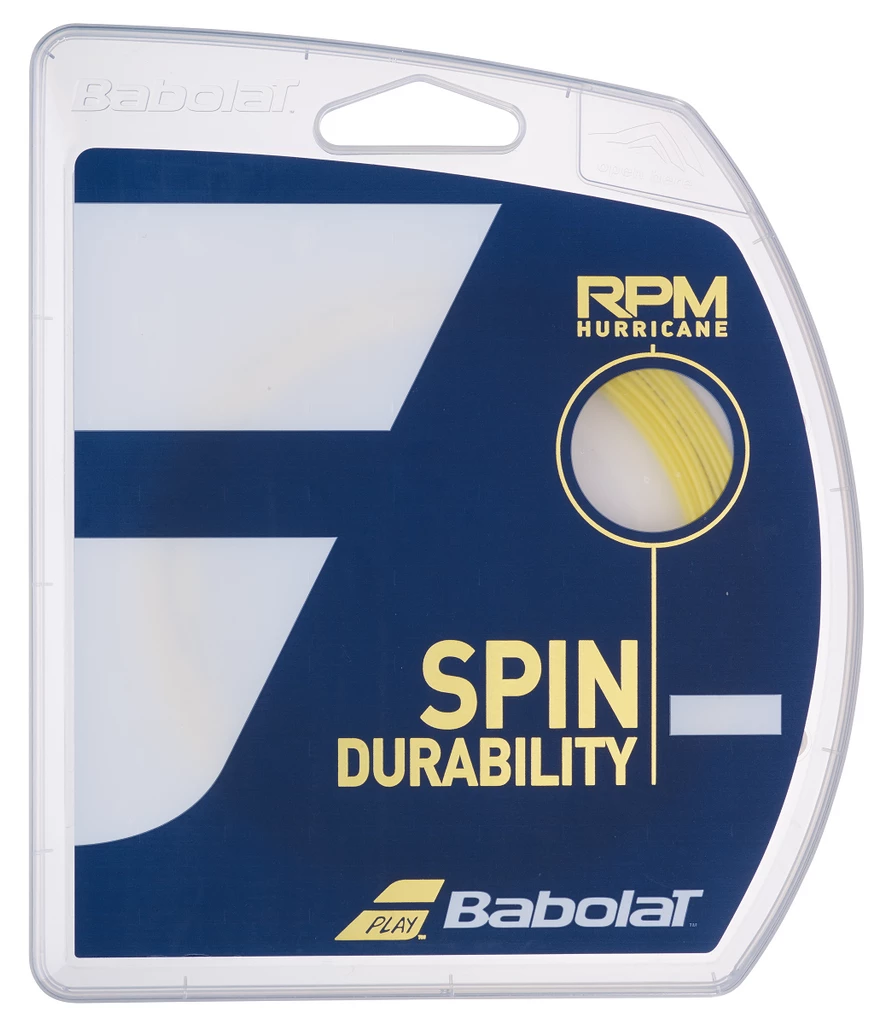 Babolat RPM Hurricane 17 Tennis String (Yellow) 3 Babolat RPM Hurricane 17 Tennis String (Yellow)