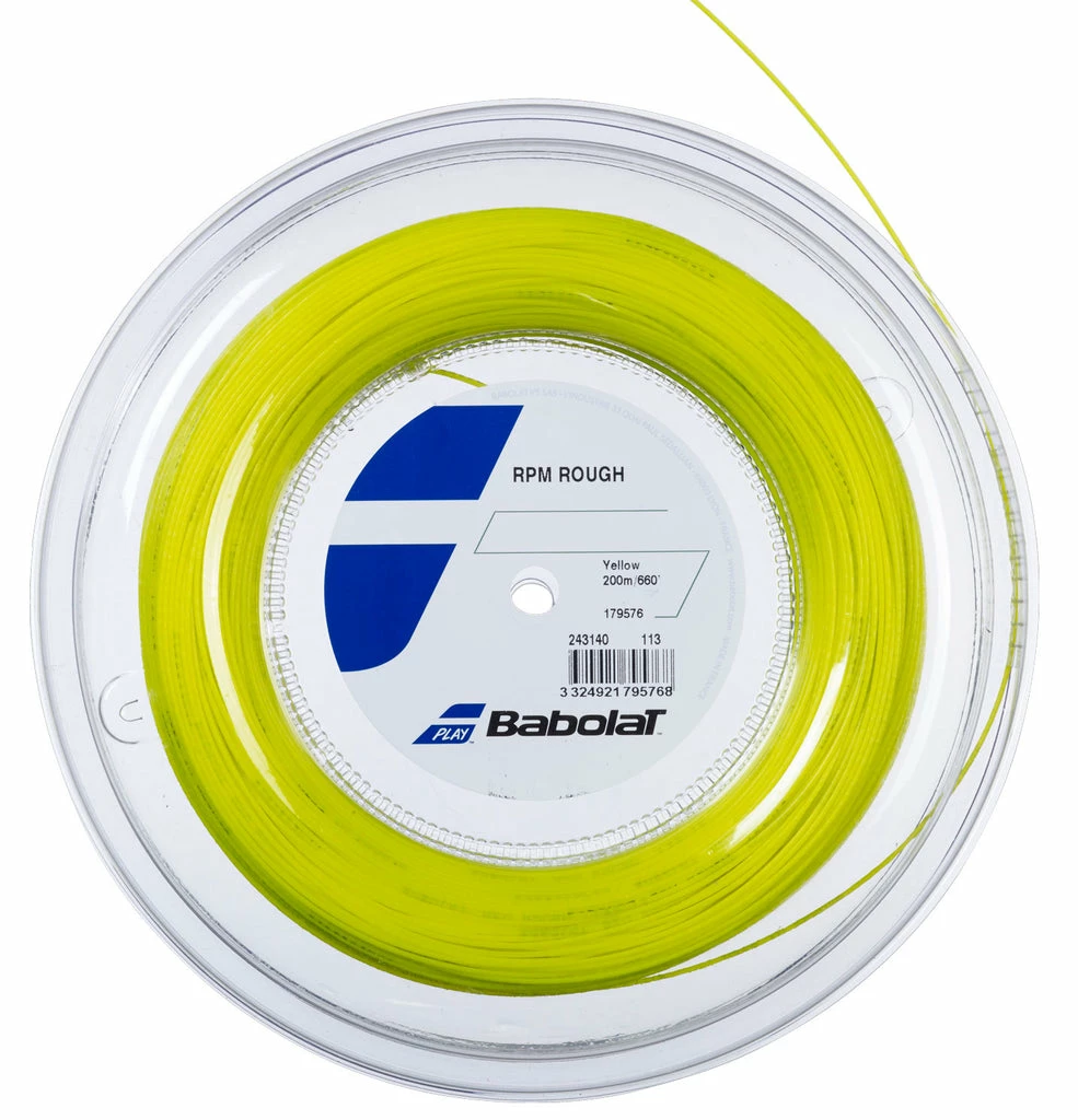Babolat RPM Rough 17 Tennis String Reel (Yellow) 3 Babolat RPM Rough 17 Tennis String Reel (Yellow)