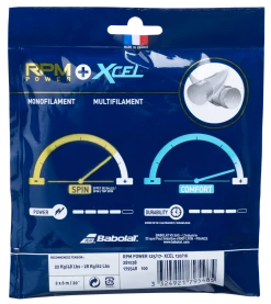 Alternative view of Babolat Spin & Comfort (RPM Power 17 / Xcel 16) Hybrid Tennis String