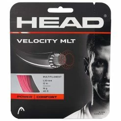 Head Velocity MLT 16 Tennis String (Pink)