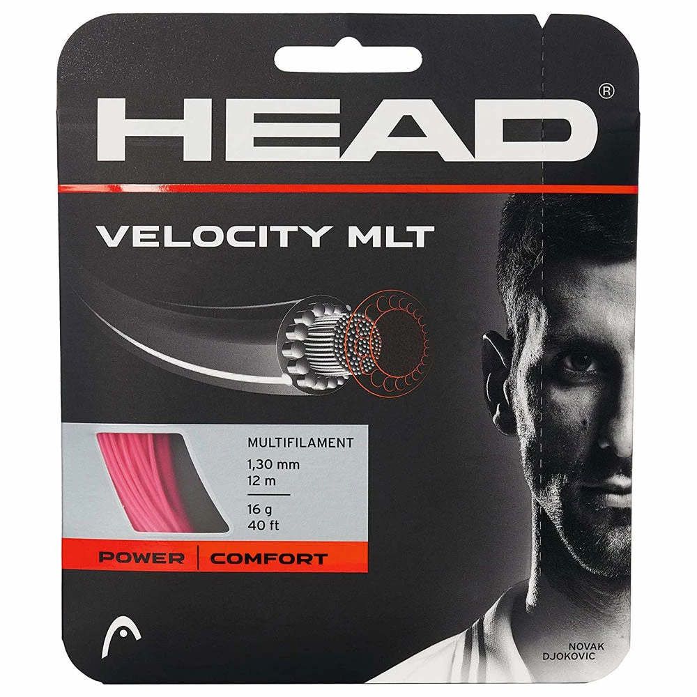 Head Velocity MLT 16 Tennis String (Pink) 3 Head Velocity MLT 16 Tennis String (Pink)