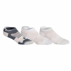 Asics Women's Quick Lyte Plus 3-Pack Socks (White/Black)