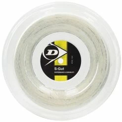 Dunlop Synthetic Gut 16 Tennis String Reel (White)