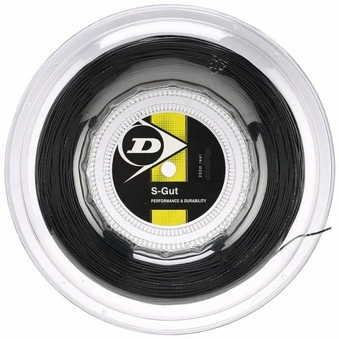 Dunlop Synthetic Gut 17 Tennis String Reel (Black) 3 Dunlop Synthetic Gut 17 Tennis String Reel (Black)