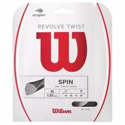 Wilson Revolve Twist 16 Tennis String (Grey)