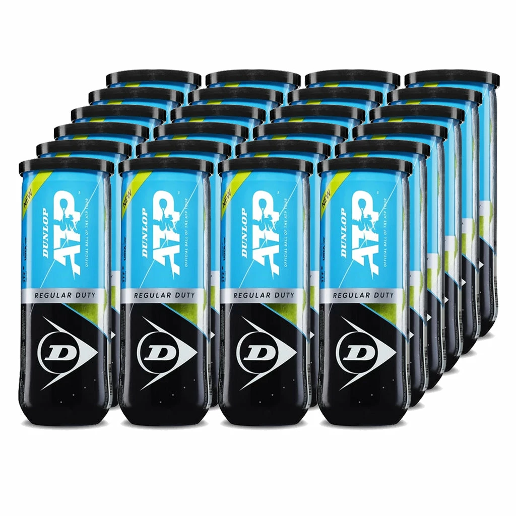 Dunlop ATP Regular Duty Tennis Balls – 24 Can Case 3 Dunlop ATP Regular Duty Tennis Balls – 24 Can Case