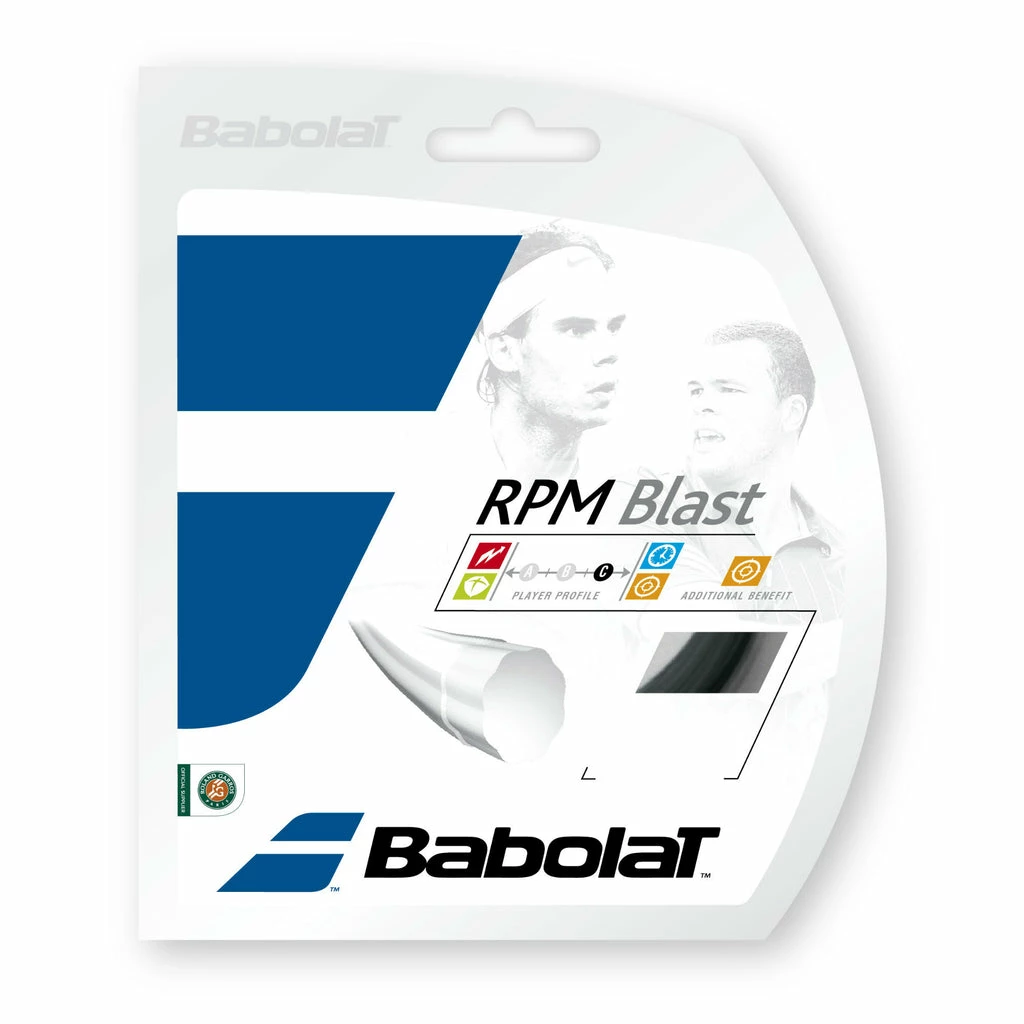 Babolat RPM Blast 17 Tennis String (Black) 6 Babolat RPM Blast 17 Tennis String (Black) - Image 4