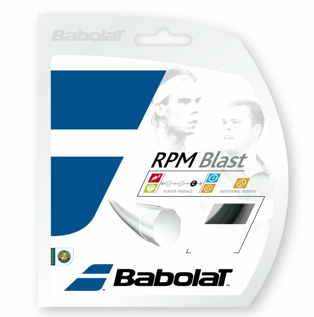 Babolat RPM Blast 18 Tennis String (Black) 6 Babolat RPM Blast 18 Tennis String (Black) - Image 4