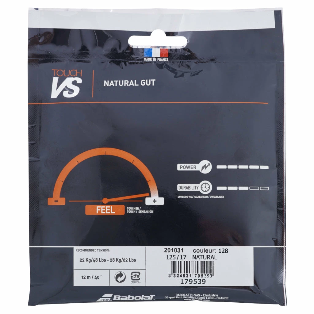 Babolat Touch VS 17 Tennis String (Natural) 4 Babolat Touch VS 17 Tennis String (Natural) - Image 2