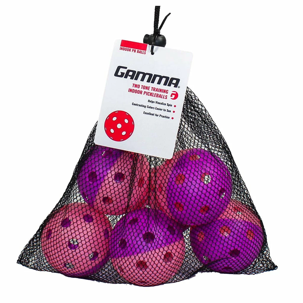 Gamma Two-Tone Indoor Training Pickleball Balls (Pack Of 12) 5 Gamma Two-Tone Indoor Training Pickleball Balls (Pack Of 12) - Image 3