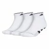 Adidas Men's Cushioned Low-Cut Socks (White) 2 Adidas Men's Cushioned Low-Cut Socks (White) -Gamma Shop CL5685 1 HARDWARE Photography SideCenterView white 1024x1024