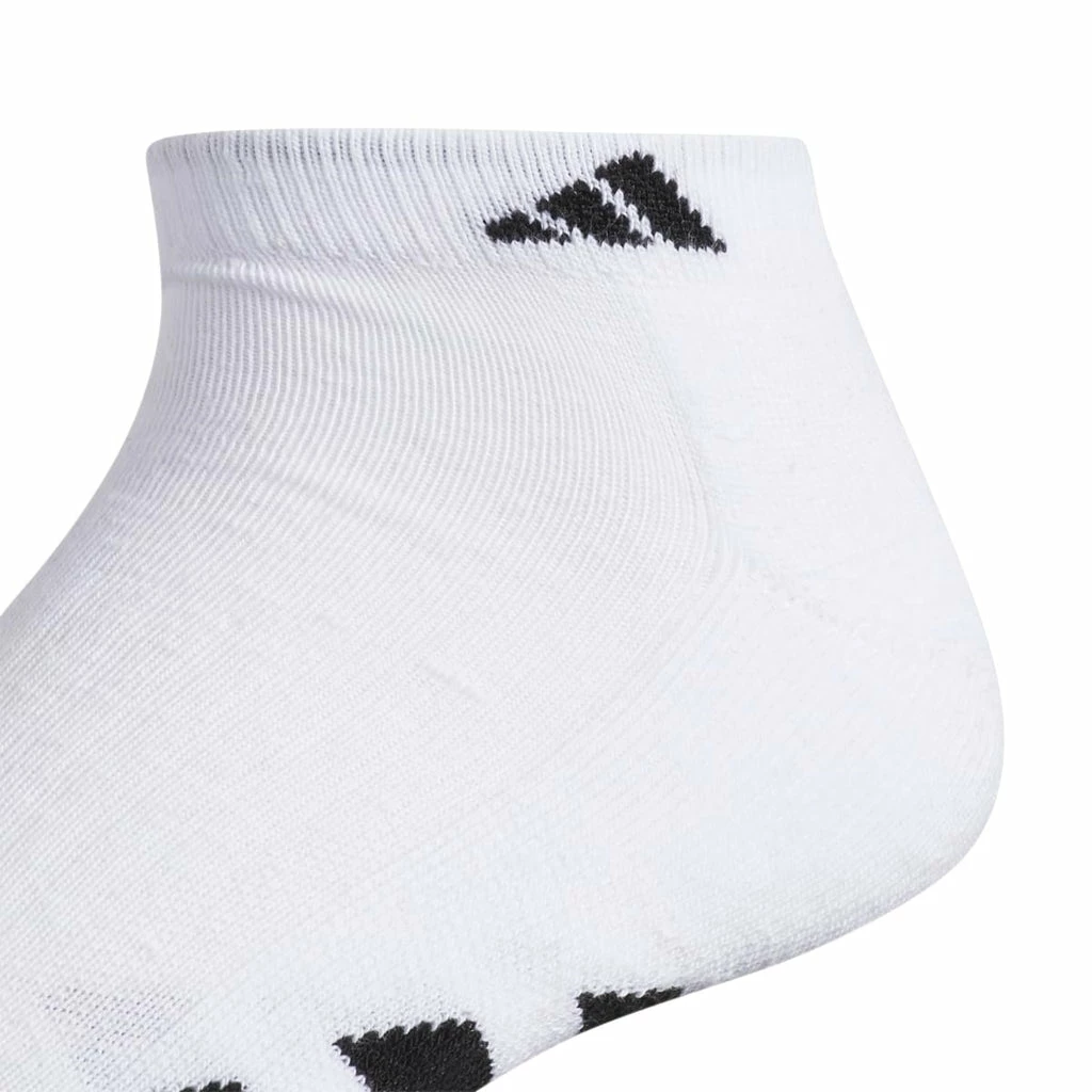 Adidas Men's Cushioned Low-Cut Socks (White) 4 Adidas Men's Cushioned Low-Cut Socks (White) - Image 2