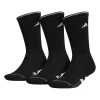 Adidas Men's Cushioned Crew Socks (Black)