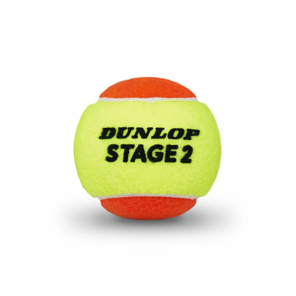 Dunlop Stage 2 Orange Junior Tennis Balls 4 Dunlop Stage 2 Orange Junior Tennis Balls - Image 2