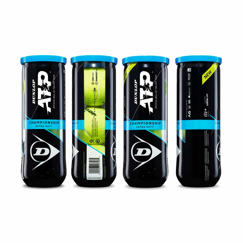 Dunlop ATP Championship Extra Duty Tennis Balls - 24 Can Case 5 Dunlop ATP Championship Extra Duty Tennis Balls - 24 Can Case - Image 3