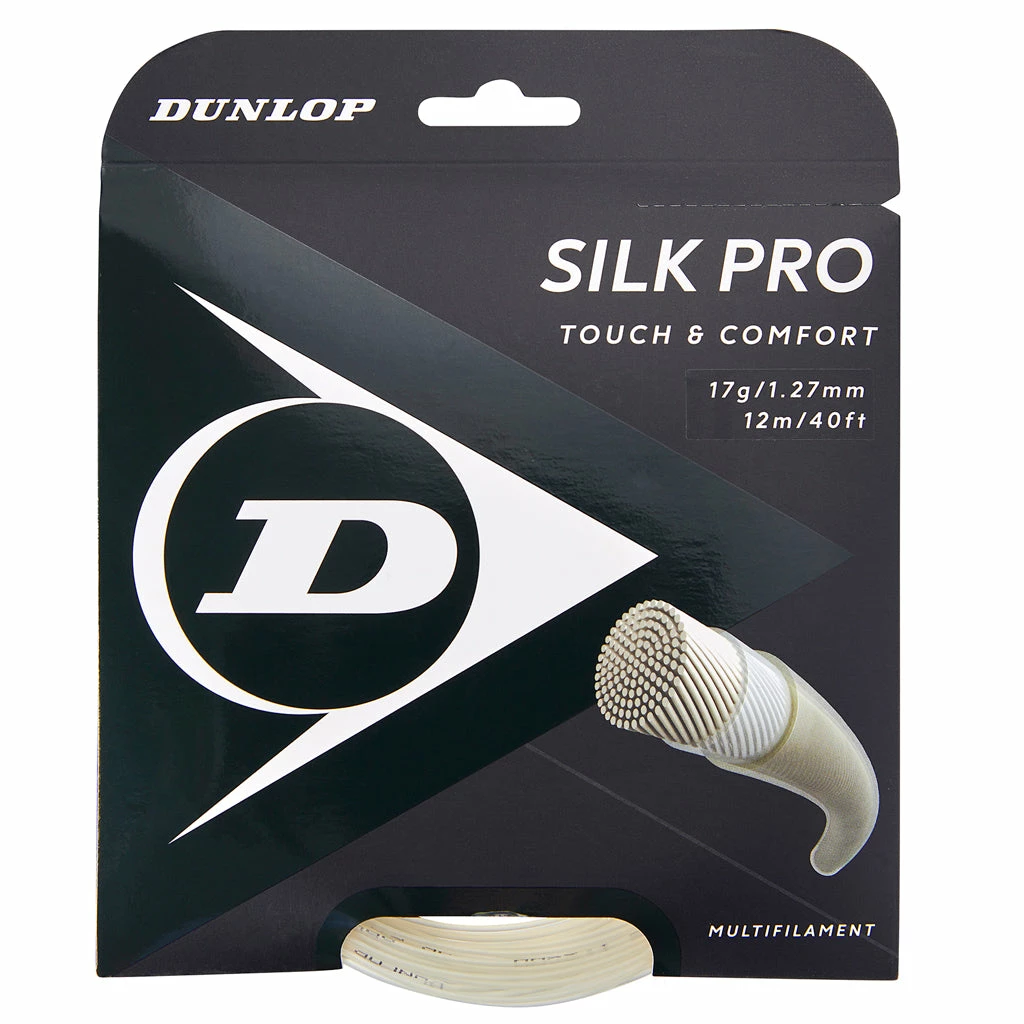 Dunlop Silk Pro 17 G Tennis String (White) 3 Dunlop Silk Pro 17 G Tennis String (White)
