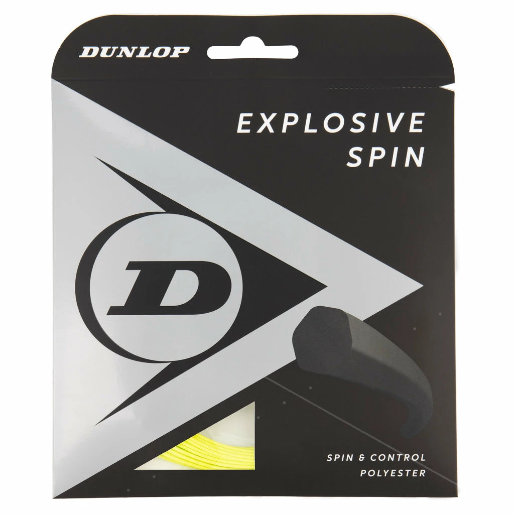 Dunlop Explosive Spin 17 G Tennis String (Yellow) 3 Dunlop Explosive Spin 17 G Tennis String (Yellow)