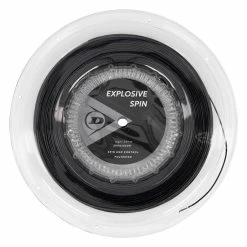 Dunlop Explosive Spin 16 G Tennis String Reel (Black)