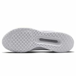 Alternative view of Nike Court Zoom Pro Women's Tennis Shoe (White/Silver)