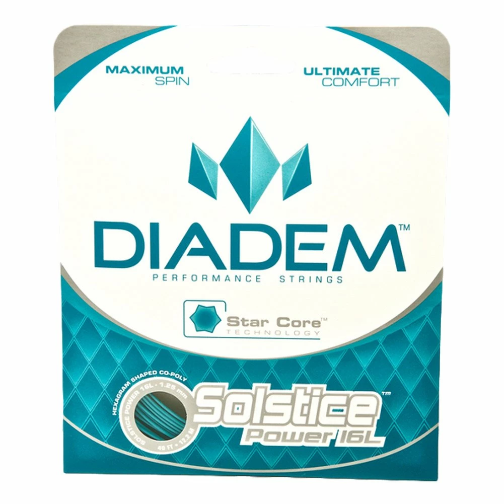 Diadem Solstice Power 16L Tennis String (Teal) 3 Diadem Solstice Power 16L Tennis String (Teal)