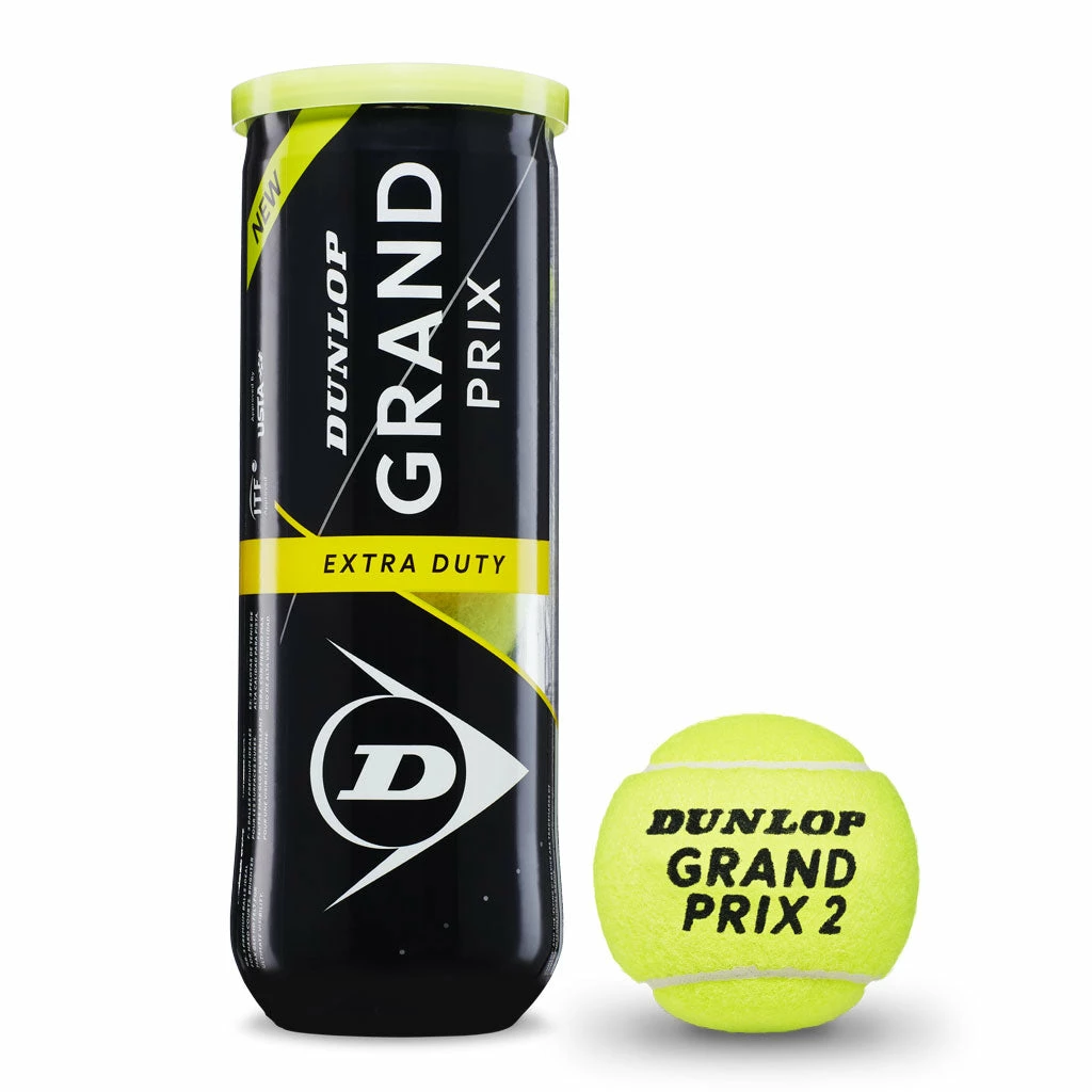 Dunlop Grand Prix Extra Duty Tennis Balls 3 Dunlop Grand Prix Extra Duty Tennis Balls