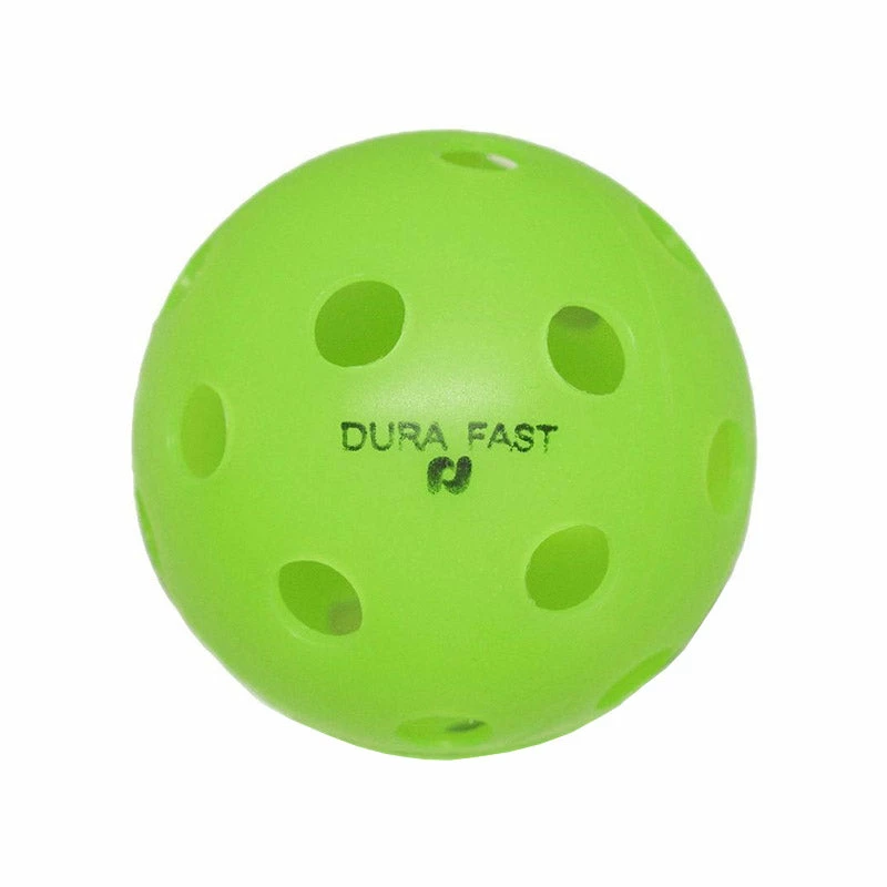DuraFast Big Hole Indoor Pickleball Neon Green 3 DuraFast Big Hole Indoor Pickleball Neon Green