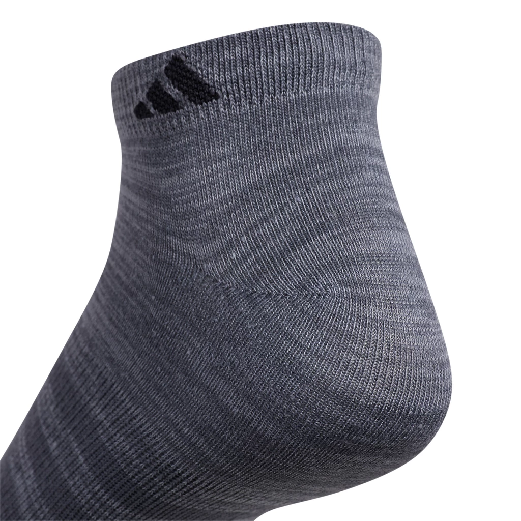 Adidas Men's Superlite Low-Cut Socks (Dark Grey) 4 Adidas Men's Superlite Low-Cut Socks (Dark Grey) - Image 2