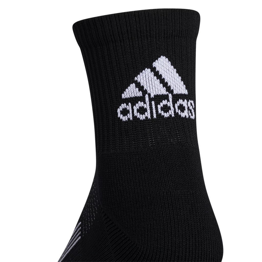 Adidas Men's Superlite UB21 Quarter-Cut Socks (Black) 4 Adidas Men's Superlite UB21 Quarter-Cut Socks (Black) - Image 2
