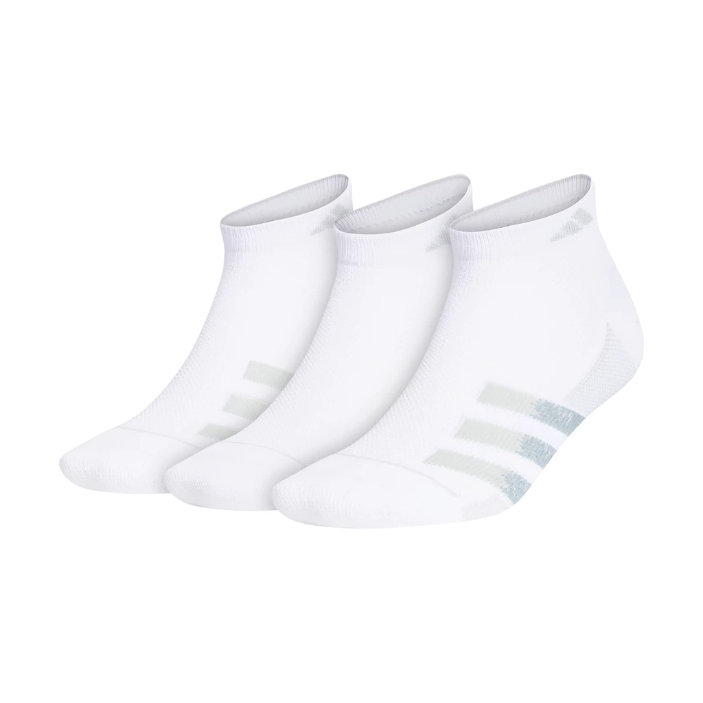 Adidas Men's Superlite Low-Cut Socks (White) 3 Adidas Men's Superlite Low-Cut Socks (White)