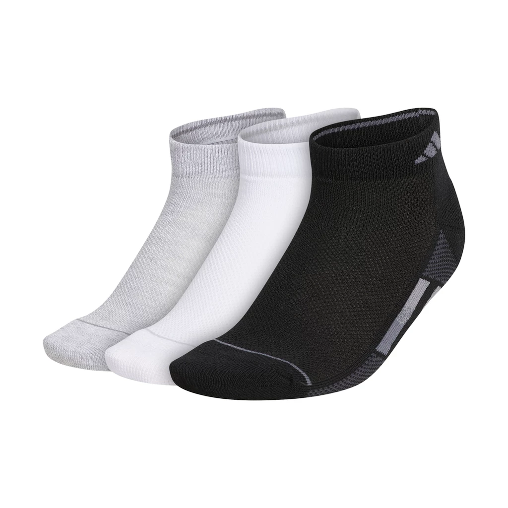Adidas Women's Superlite Low-Cut Socks (Black/White/Grey) 3 Adidas Women's Superlite Low-Cut Socks (Black/White/Grey)
