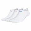 Adidas Women's Superlite 3 Stripe No-Show Socks (White) 2 Adidas Women's Superlite 3 Stripe No-Show Socks (White) -Gamma Shop FZ7061 1 HARDWARE Photography SideCenterView white 1024x1024