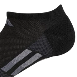 Adidas Women's Superlite 3 Stripe No-Show Socks (Black/White/Grey) 8 Adidas Women's Superlite 3 Stripe No-Show Socks (Black/White/Grey) -Gamma Shop FZ7062 HDW photo detail 2 white 1024x1024