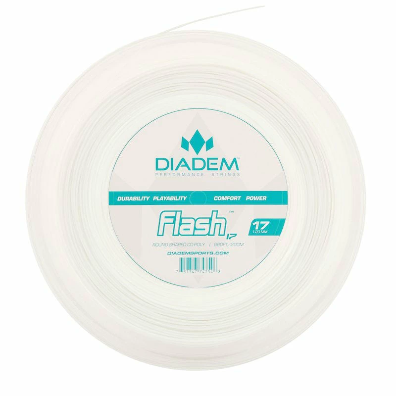 Diadem Flash 17 Tennis String Reel (White) 3 Diadem Flash 17 Tennis String Reel (White)