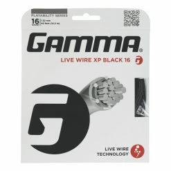 Gamma Live Wire XP 16 Tennis String (Black)