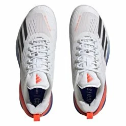Adidas Adizero Cybersonic Men's Tennis Shoe (White/Black) 12 Adidas Adizero Cybersonic Men's Tennis Shoe (White/Black) -Gamma Shop GY9634 3 FOOTWEAR Photography TopPortraitView transparent 1024x1024