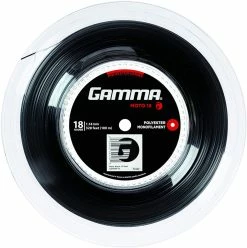 Gamma AMP Moto 18 Tennis String Mini Reel (Black)