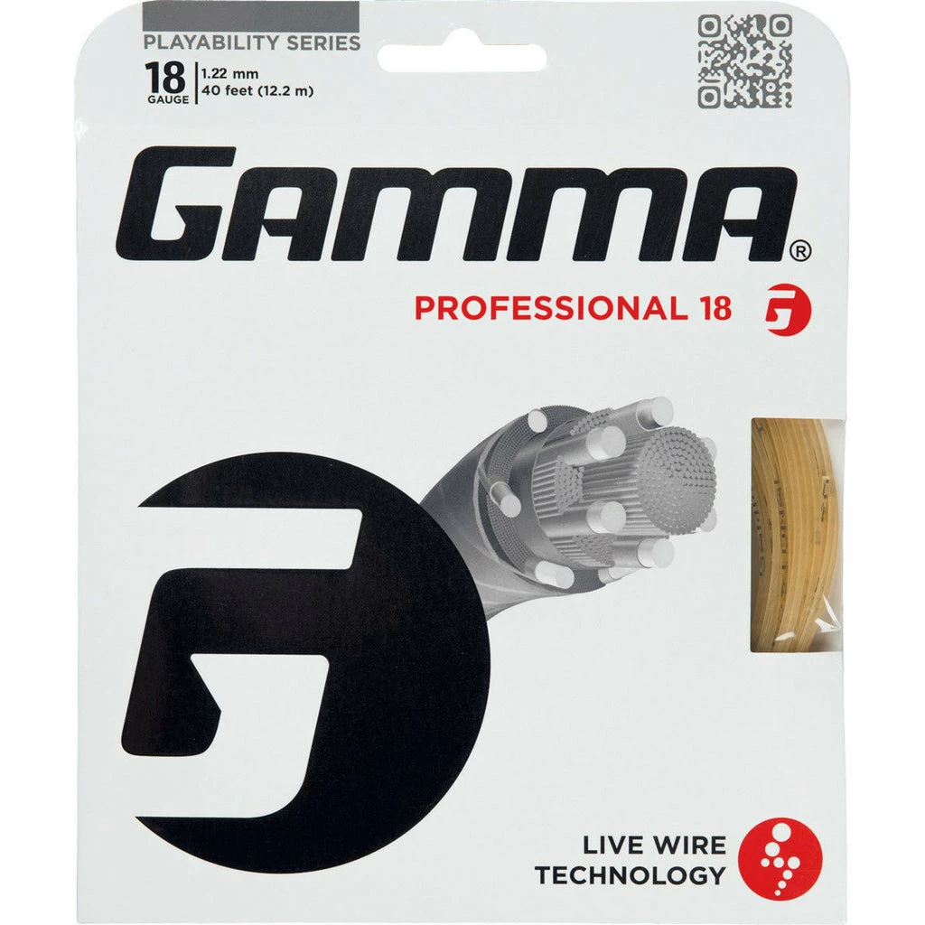 Gamma Live Wire Professional 18 Tennis String (Natural) 3 Gamma Live Wire Professional 18 Tennis String (Natural)