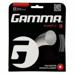 Gamma IO Soft 17 Tennis String (Charcoal)