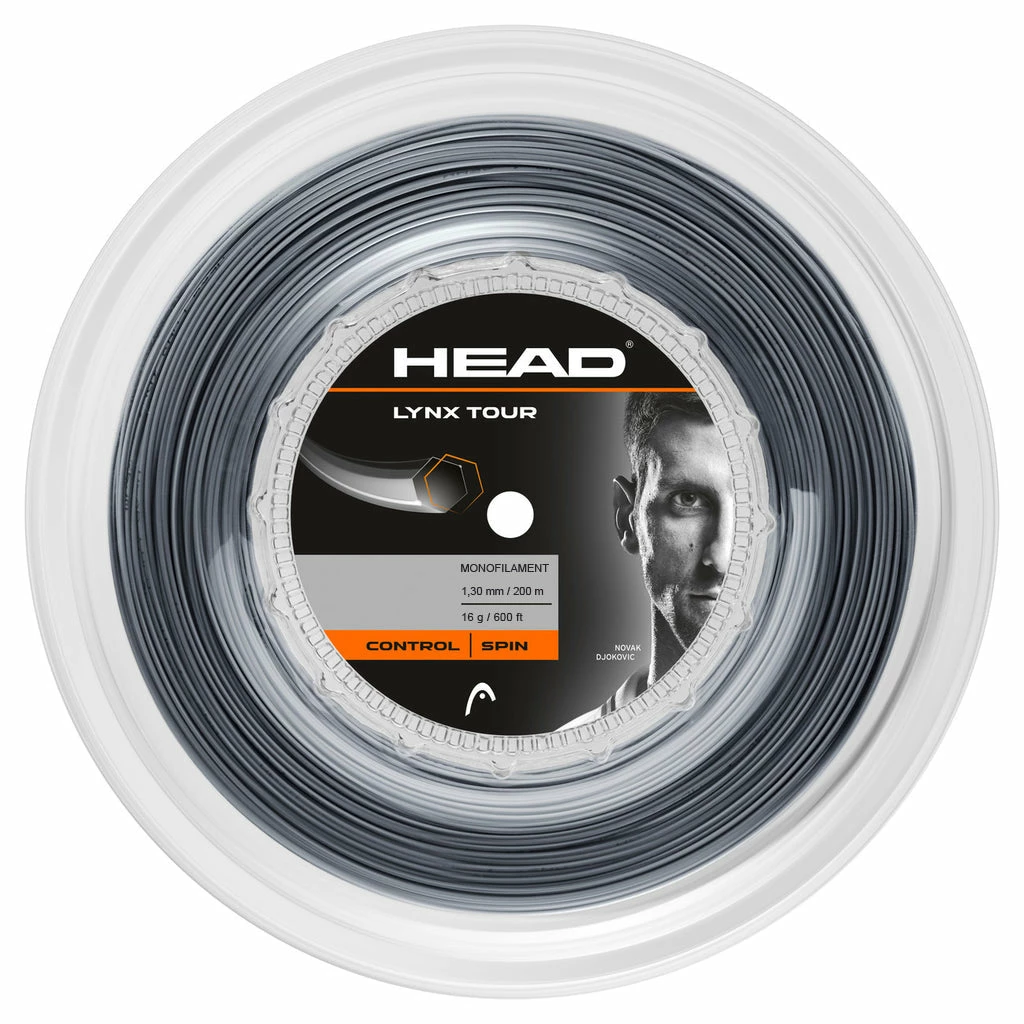 Head Lynx Tour 16 Tennis String Reel (Grey) 3 Head Lynx Tour 16 Tennis String Reel (Grey)
