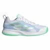 Adidas AvaFlash Women's Tennis Shoe (White/Blue) 1 Adidas AvaFlash Women's Tennis Shoe (White/Blue) -Gamma Shop HP5272 1 FOOTWEAR Photography SideLateralCenterView transparent 1 1024x1024