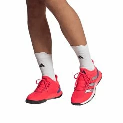 Adidas Adizero Ubersonic 4 Men's Tennis Shoe (Red) 11 Adidas Adizero Ubersonic 4 Men's Tennis Shoe (Red) -Gamma Shop HQ8379 10 FOOTWEAR OnModel FrontView transparent 1024x1024