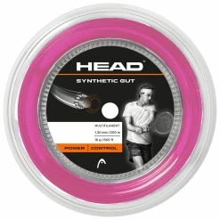 Head Synthetic Gut 16 Tennis String Reel (Pink)