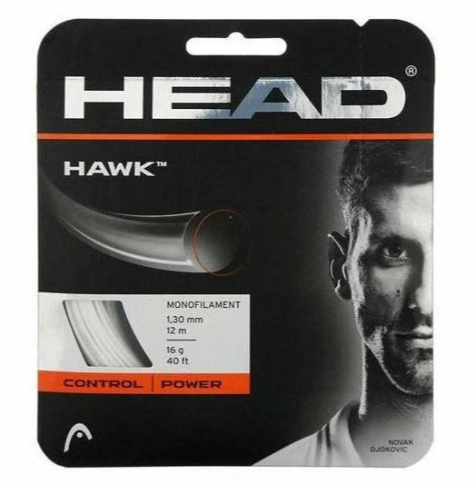 Head Hawk 16 Tennis String (White) 3 Head Hawk 16 Tennis String (White)